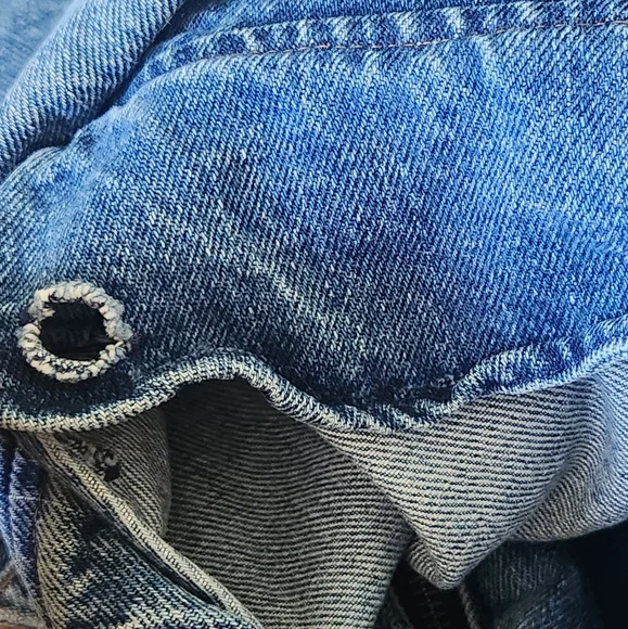 Vintage Mens Woolrich Denim Jacket Barn Coat Sz Small Made In USA No Liner READ - Picture 11 of 13